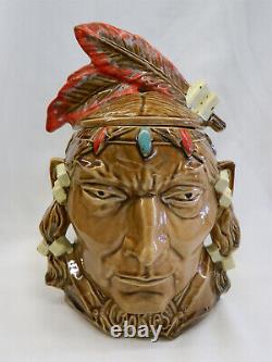 Vintage McCoy Native American Indian Pontiac Cookie Jar