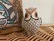 Vintage Native American Acoma Pueblo Pottery Effigy Owl Signed New Mexico Acoma