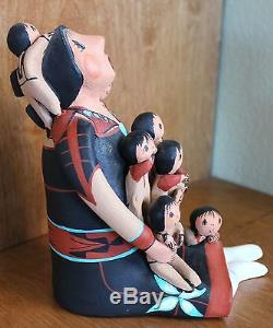 Vintage Native American Jemez Pottery N. M. Storyteller By Joyce Lucero