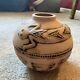 Vintage Native American Pottery Bowl With Lizard 7x7