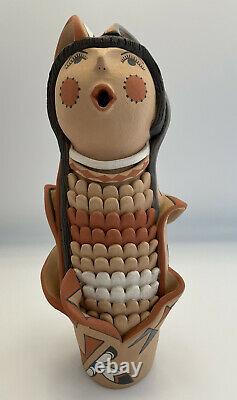 Vintage Native American Pueblo Storyteller Doll By Emily Fragua Tsosie Jemez 10
