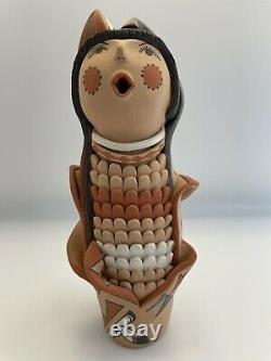 Vintage Native American Pueblo Storyteller Doll By Emily Fragua Tsosie Jemez 10