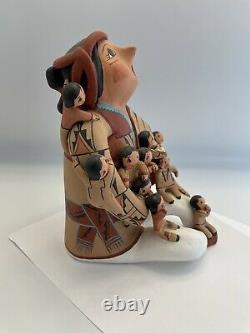 Vintage Native American Pueblo Storyteller Doll By Mary Lucero Jemez 7