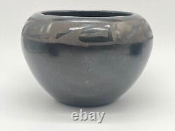 Vintage Native American Santa Clara Pottery Bowl No Signature