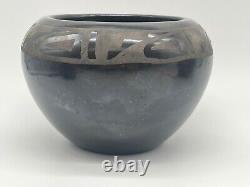 Vintage Native American Santa Clara Pottery Bowl No Signature