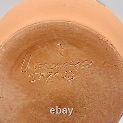 Vintage Richard Underbaggage Lakota Sioux Vase Native American Pottery 10 1/2H