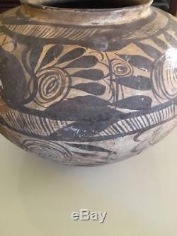 Vintage Southwest Huge Native American Indian Pottery Bowl Pot Dish. 9 H X13 W