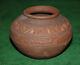 Vintage Southwest Native American Coiled Brown Ware Etched & Decorated