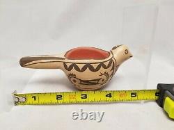 Vintage ZIA (TSI'YA) Pottery Bird 5 1/4 x 2 1/4X x 2 1/8 ERLINDA PINO