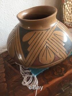 Vintage pottery bowl very old piece! Found in my Navajo Aunts Hogan floor
