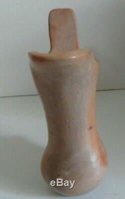 Viola Robbins. Catawba Indian Pottery, Rebecca Pitcher Vase Signed 1987, 71/2