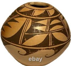 Virgie Howato Hopi Native American Vintage Painted Clay Pot