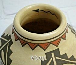 Vtg Jemez Pueblo Pottery Jar, Pot by Juanita Fragua, Native American, Walatowe