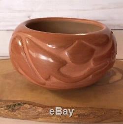 Vtg Rose Gonzalez San Ildefonso Pueblo Native American AVANYU Pottery Pot Red