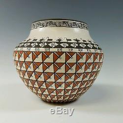 Wanda Aragon Acoma Native American Pottery Bowl