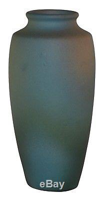 Weller Pottery Dickens Ware Native American Blue Hawk Vase (Pickens)