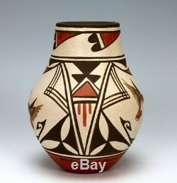 Zia Pueblo Native American Indian Pottery Jar Marcellus & Elizabeth Medina