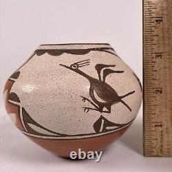 Zia Pueblo Pottery Olla Jar Native American Signed Helen Gachupin 3.5 x 4