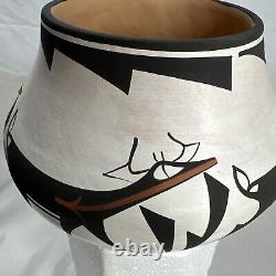 Zuni Pottery Anderson Peynetsa Polychrome Deer 5 Jar Native American Pottery