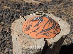 Zuni Pottery Wall Decor Lizard Handmade Native American Art Signed Cellicion