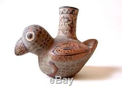 Zuni Pueblo Polychrome Fetish Duck American Indian Native Pottery Outsider Cute