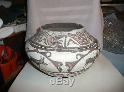 Zuni heartline 1900's large piece of pottery native american
