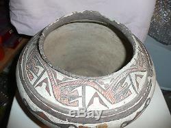 Zuni heartline 1900's large piece of pottery native american